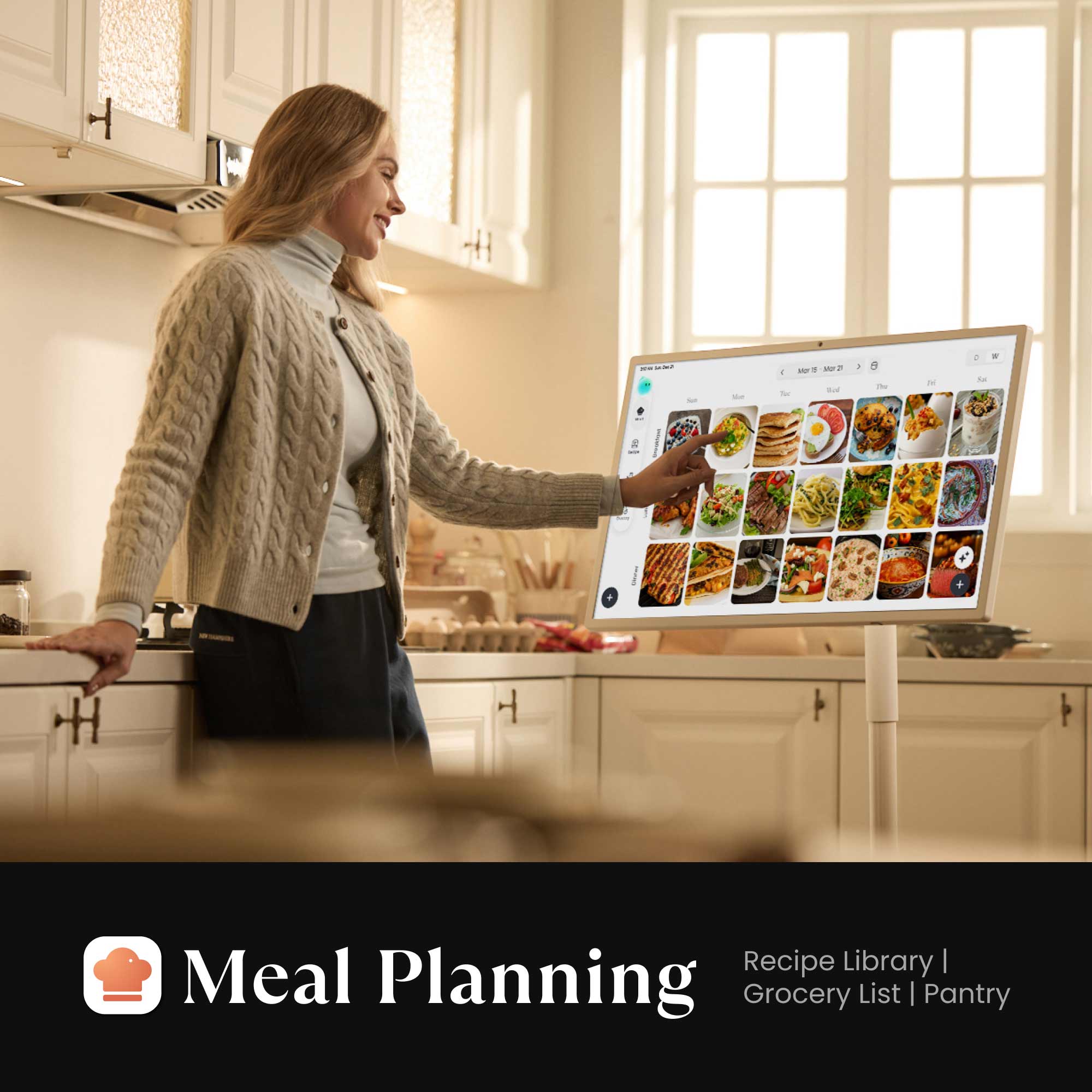 Meal Planning  
Recipe Library | Grocery List | Pantry