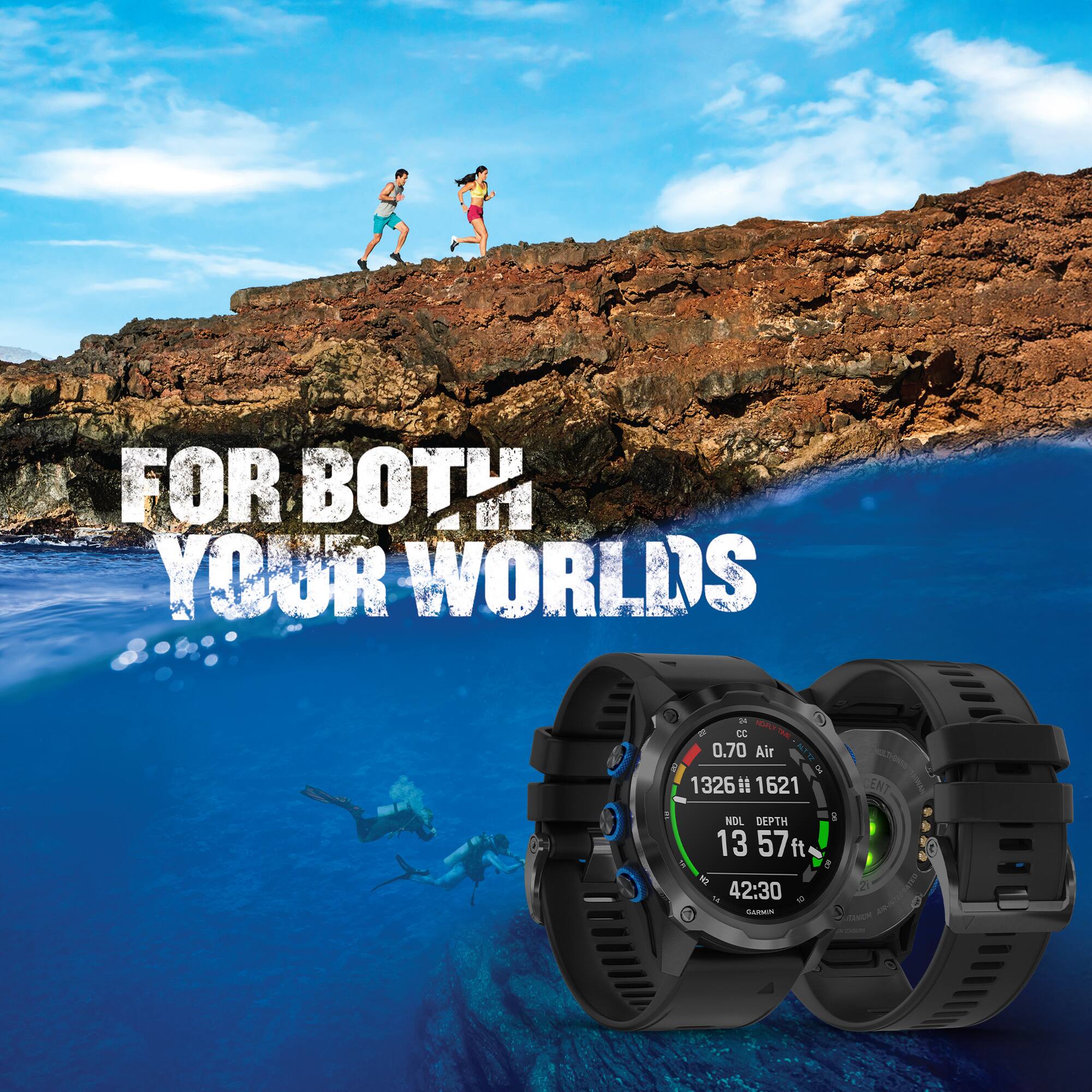 FOR BOTH YOUR WORLDS

0.70 Air

1326 # 1621

NOL DEPTH 13 57ft

42:30