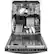 Alt View 14. GE Profile - Hidden Control Built-In Dishwasher with Stainless Steel Tub, Fingerprint Resistance, 3rd Rack, 45 dBA - Stainless Steel.
