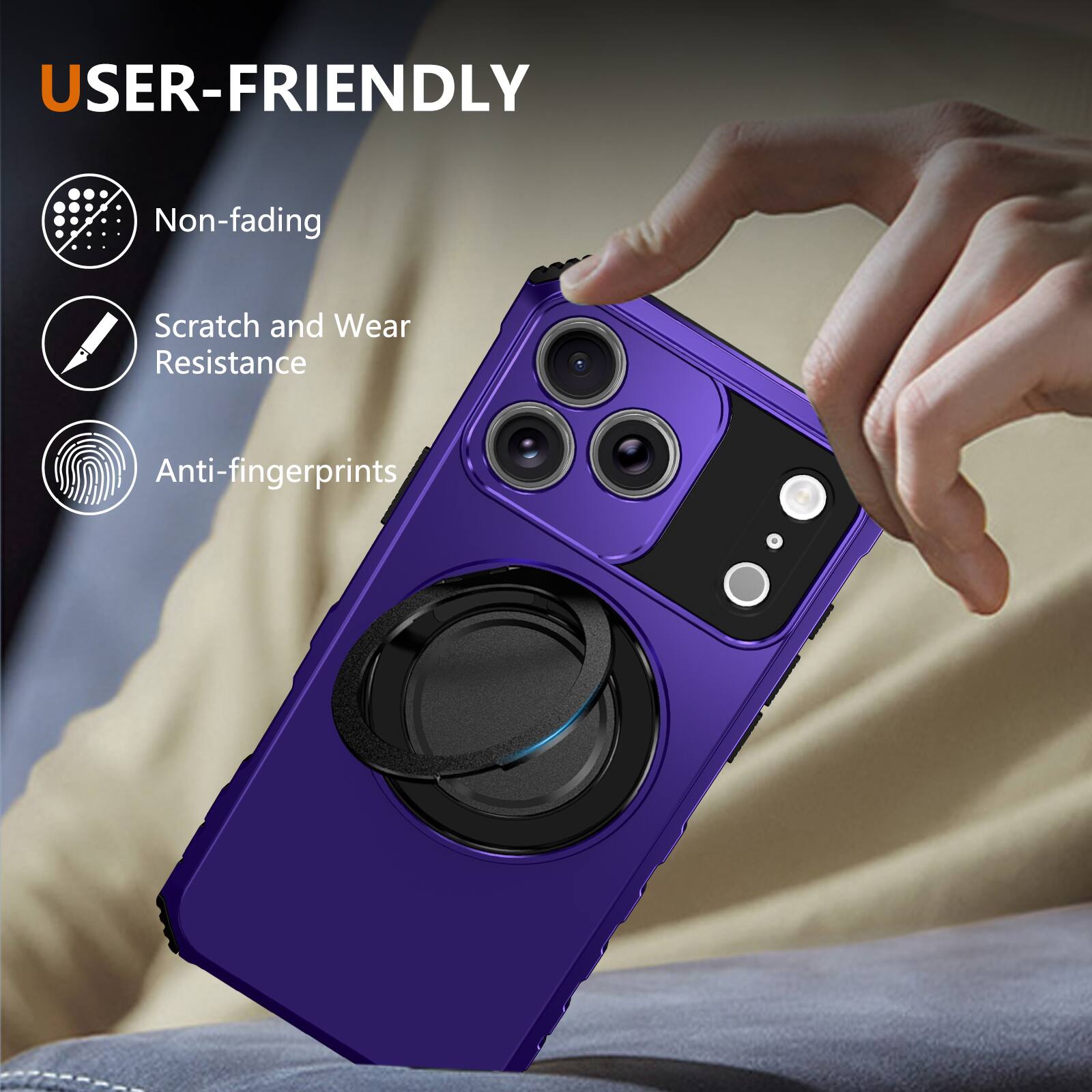 USER-FRIENDLY

- Non-fading
- Scratch and Wear Resistance
- Anti-fingerprints