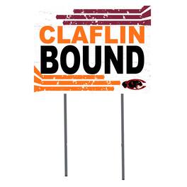 Jardine - Claflin Panthers 18'' x 24'' Bound Yard Sign - White
