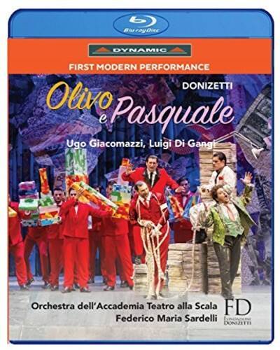 Front. Donizetti: Olivo e Pasquale   - BLU-RAY.