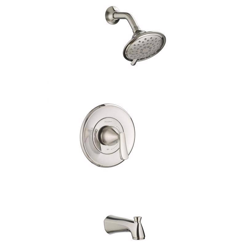 American Standard - Chatfield Brass 3 settings Tub and Shower Trim Kit 1.8 gpm - Brushed Nickel