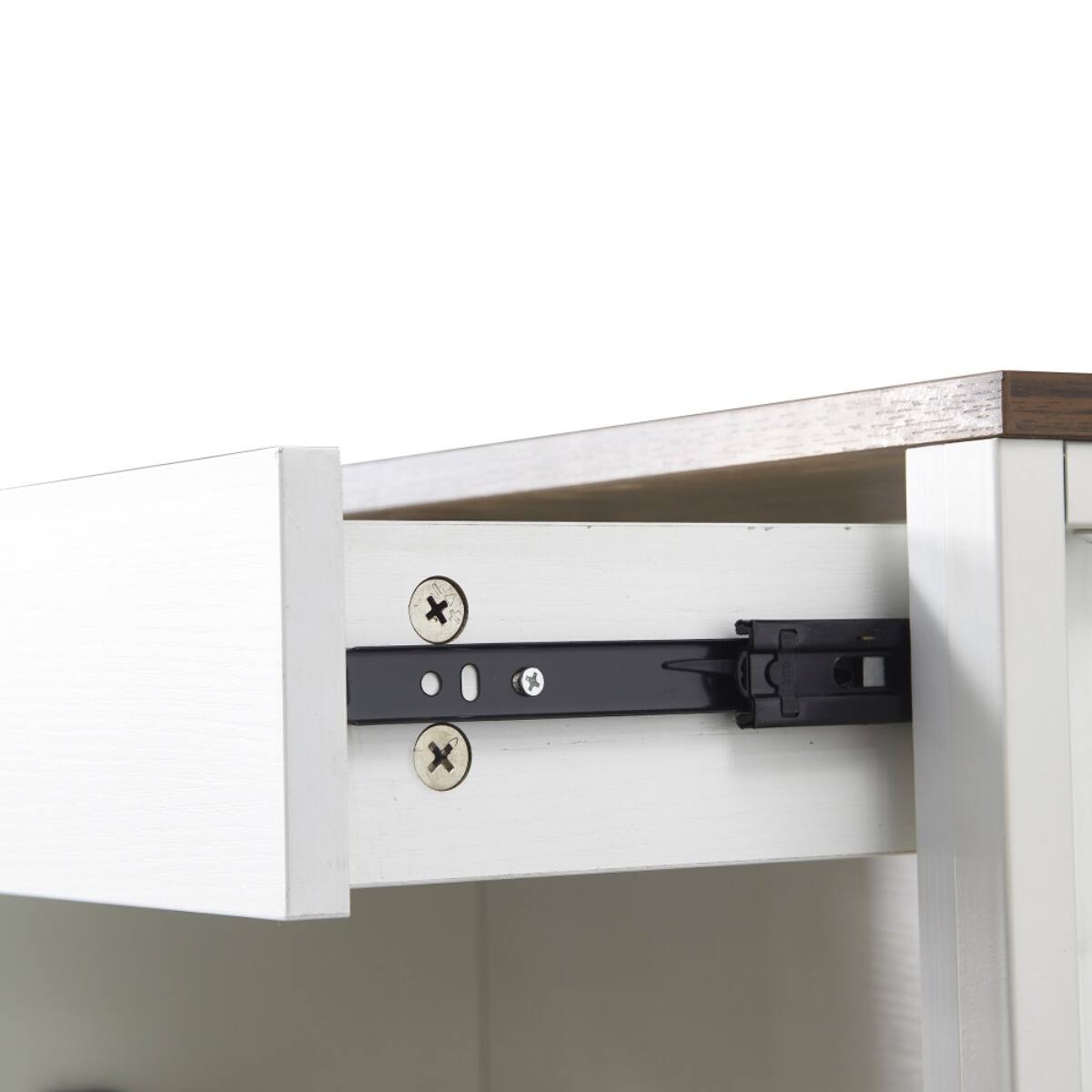 Alt View 7. HTUTWOO - Freestanding Shoe Cabinet with 3 Flip Drawers - Space-Saving Design,Easy-Access Storage for Apartments & Small Homes - White.