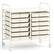 Front. Costway - Costway 12 Drawers Rolling Cart Storage Scrapbook Paper Studio Organizer Bins - White.