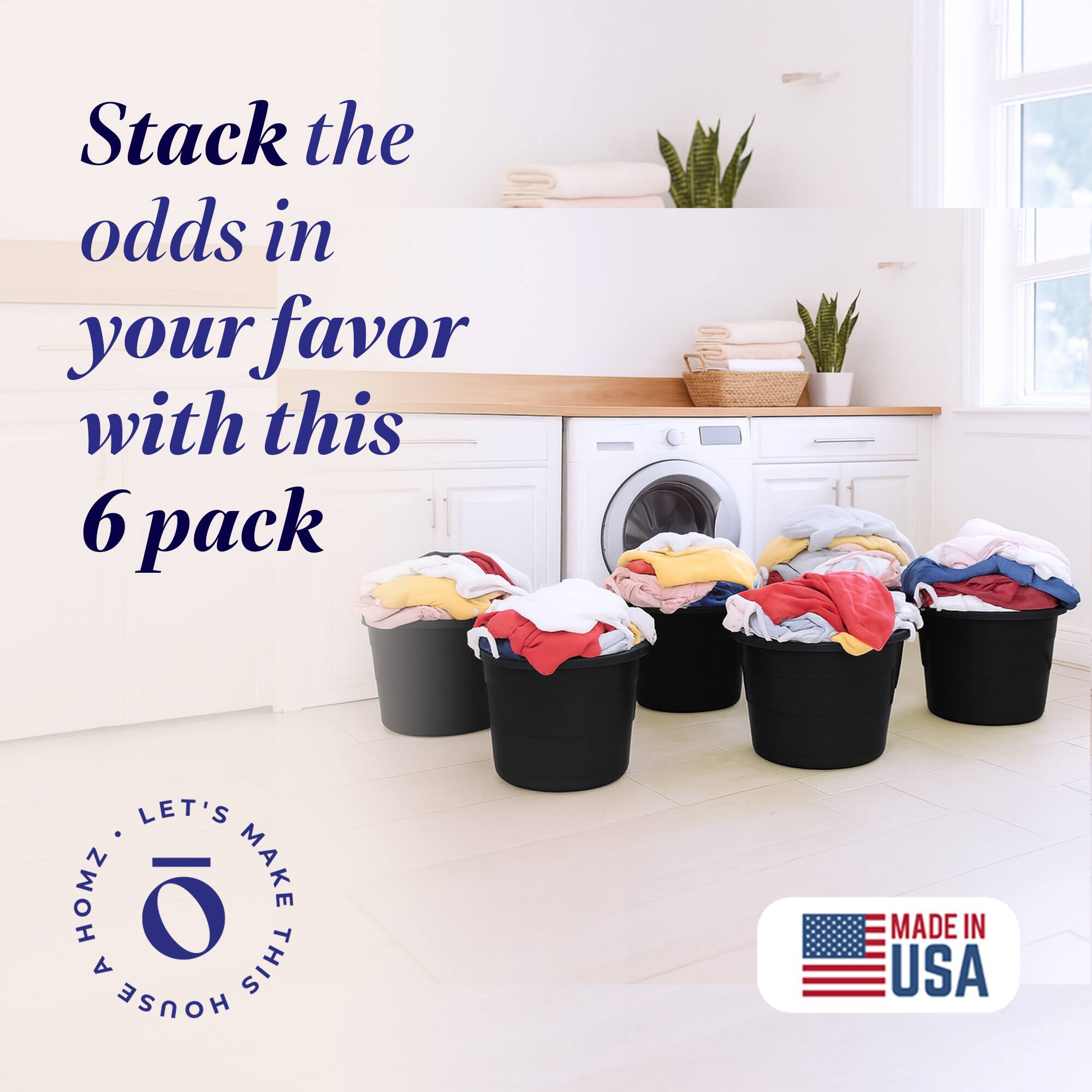 Stack the odds in your favor with this 6 pack

LET'S MAKE THIS HOUSE

MADE IN USA