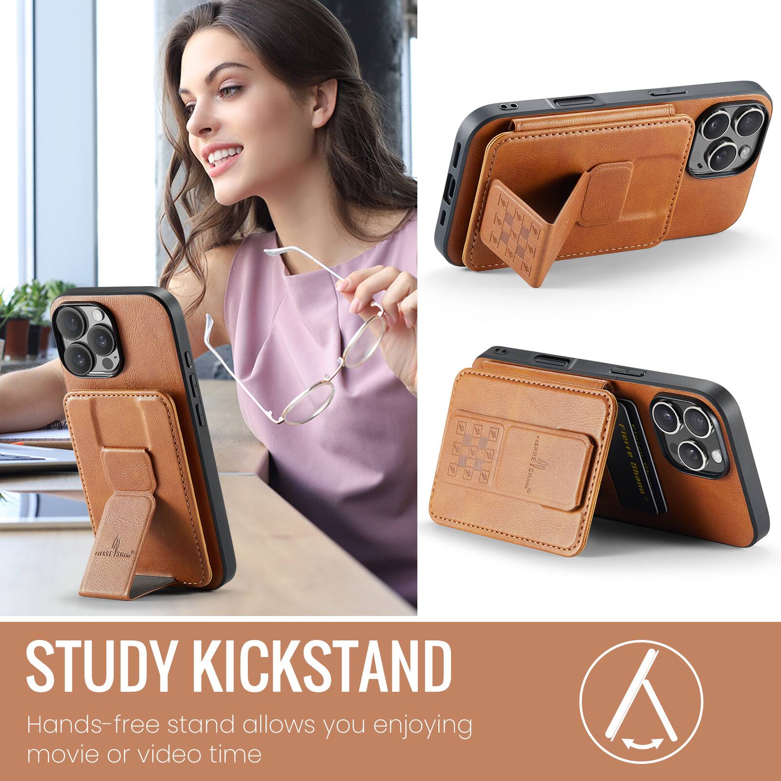STUDY KICKSTAND  
Hands-free stand allows you enjoying movie or video time
