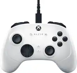 Razer - Wolverine V3 Tournament Edition Wired Gaming Controller with 6 Remappable Buttons, Designed for Xbox Series X|S, PC - White - Front_Zoom