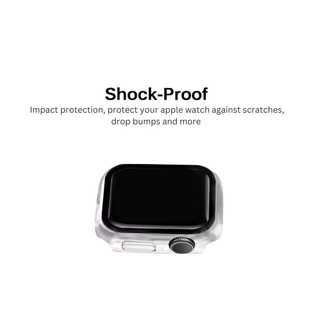 Shock-Proof
Impact protection, protect your apple watch against scratches, drop bumps and more