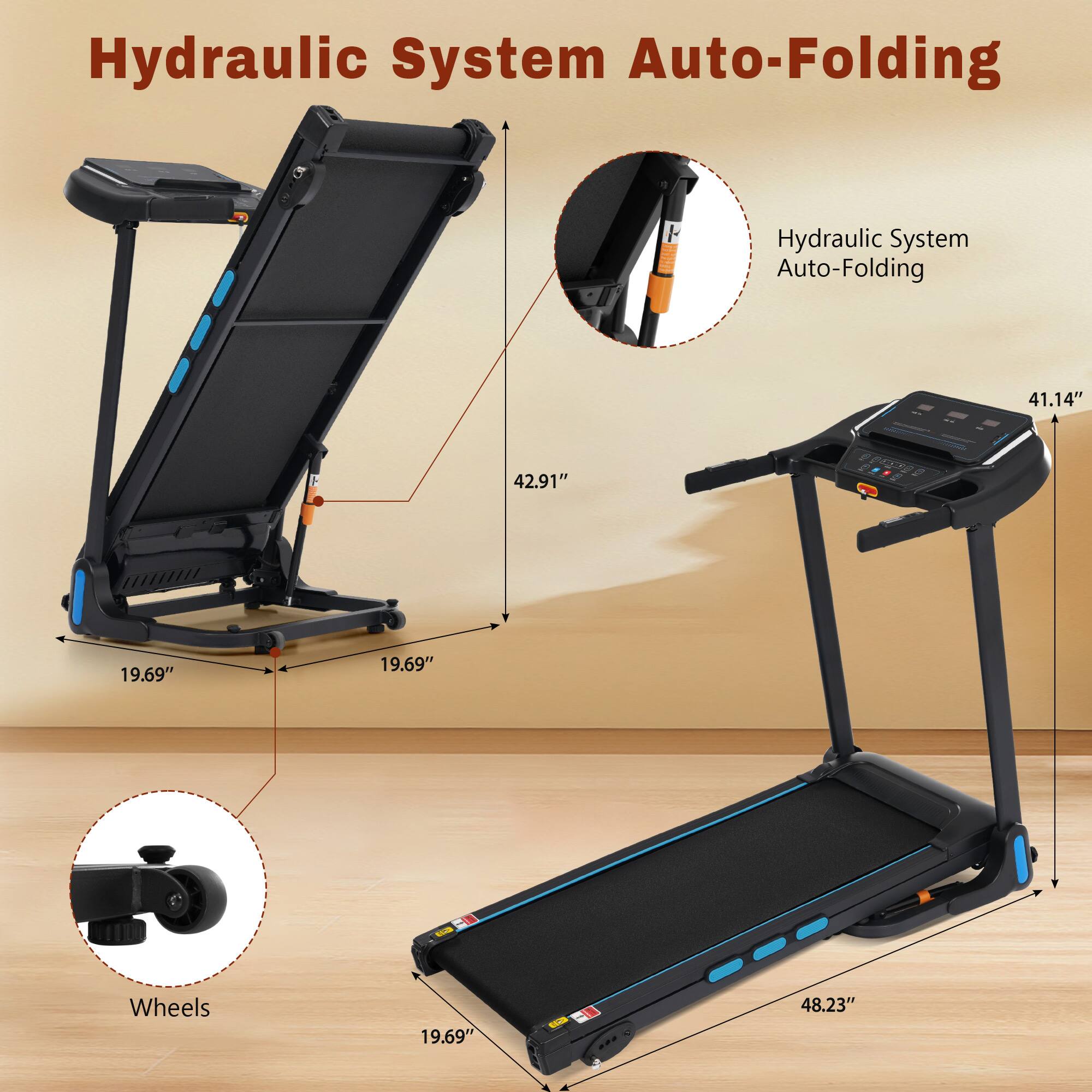 Hydraulic System Auto-Folding

- Hydraulic System Auto-Folding
- 41.14"
- 42.91"
- 19.69"
- 19.69"
- Wheels
- 48.23"