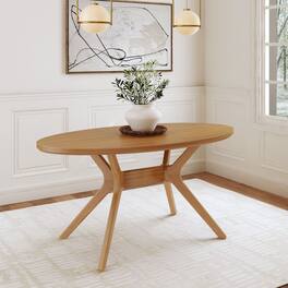 Plank+Beam - Verso Oval Dining Table (62 x 34in / 1570 x 872mm) - Pecan