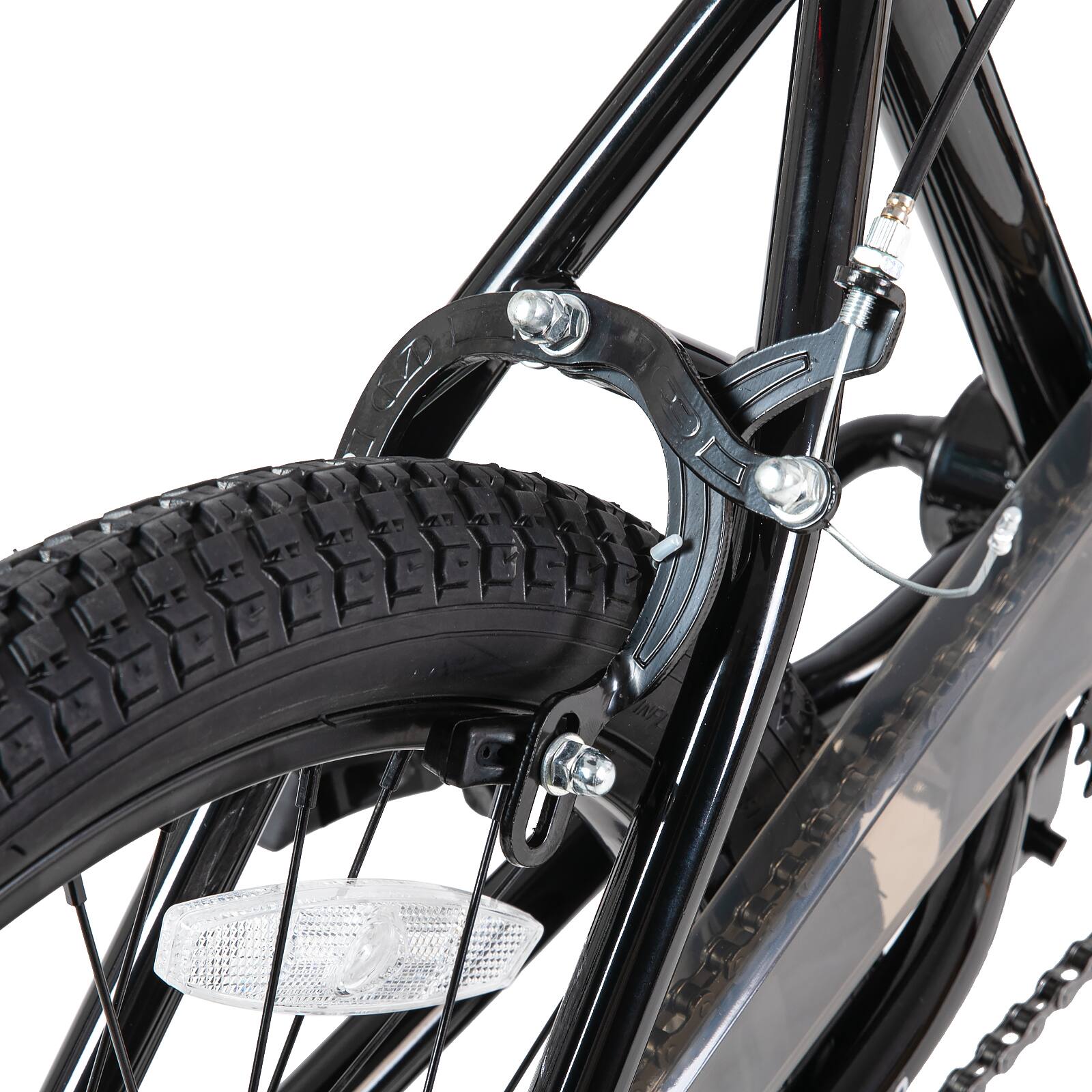 Alt View 5. JOYSTAR - JOYSTAR 20 Inch Kids BMX Bike for Boys Girls Ages 7-12, Freestyle Bicycle for Beginner Level Riders with 2 Pegs, Black - Black.