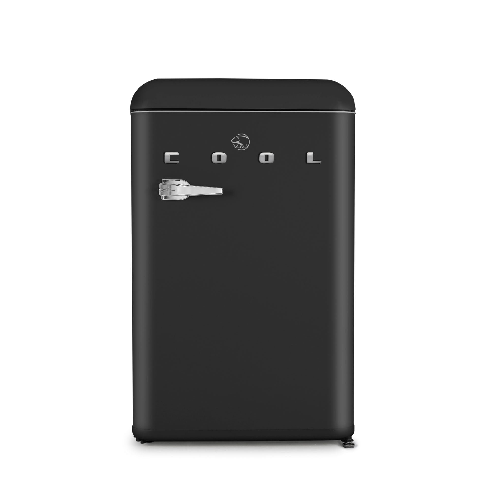 Front. Commercial Cool - COMMERCIAL COOL 4.0 Cu. Ft. Refrigerator With Freezer,Black - Black.