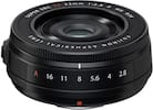 Sure, here is the corrected and grouped text from the image:
- **XF 23mm 1:2.8 R WR**
- **SUPER EBC**
- **FUJINON ASPHERICAL**
- **LENS**
- **A 16 11 8 5.6 4 2.8**