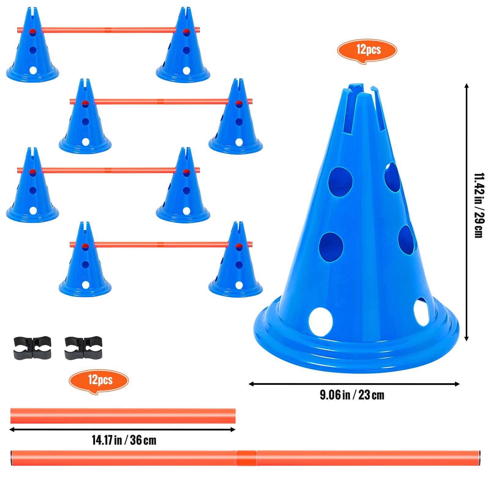 12pcs, 11.42in/29cm, 12pcs, 9.06in/23cm, 14.17in/36cm / 36cm