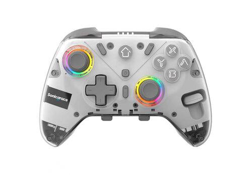 Sonicgrace - Wireless Gaming Controller with RGB Light & Charging Dock for PC, Android & iOS - White price history on PriceWatchPro