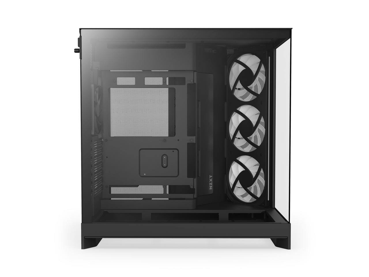Alt View 7. NZXT - NZXT CM-H92FB-R1 Black tinted tempered glass Mid-Tower Case (Computer Cases - ATX Form) - Black.