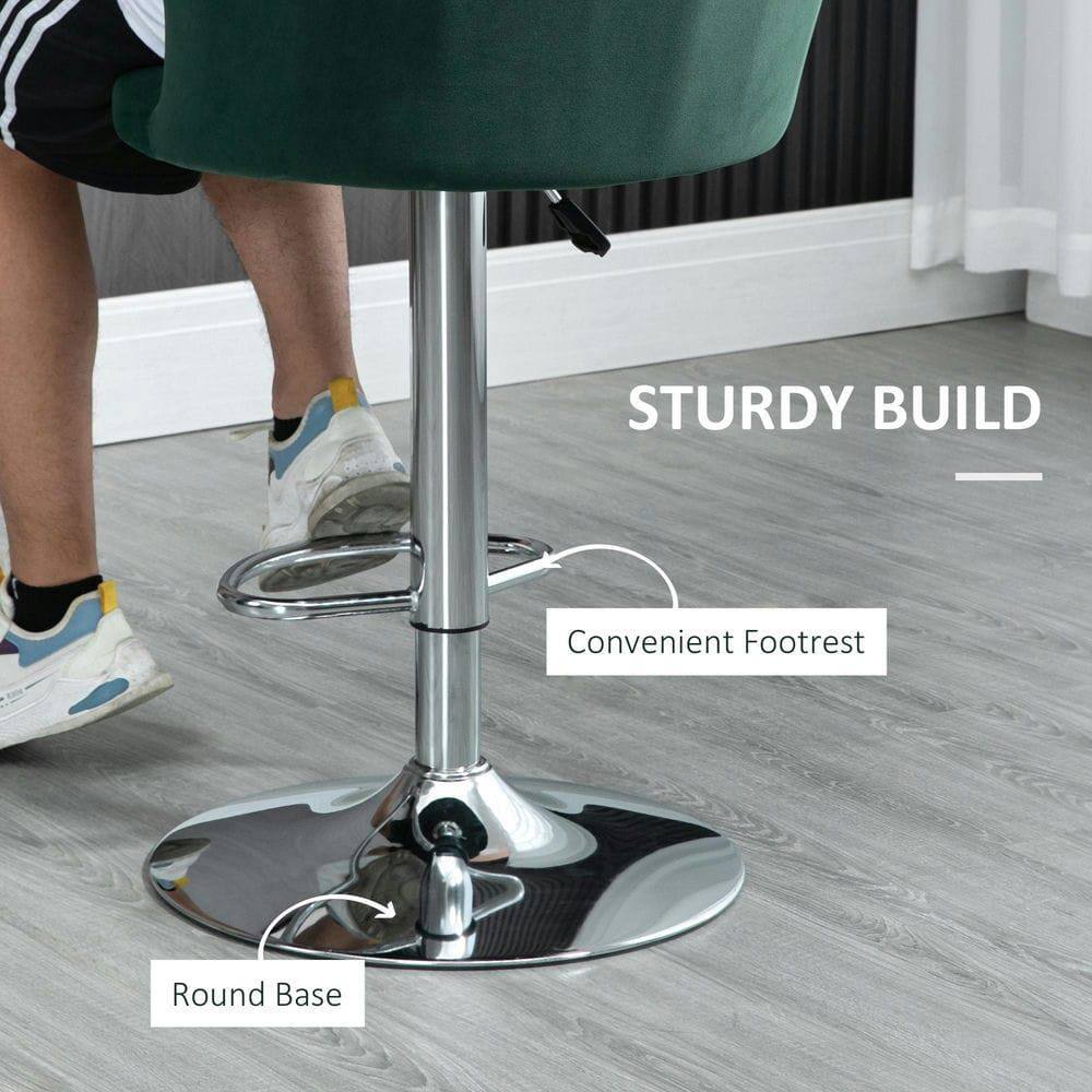 STURDY BUILD

- Convenient Footrest
- Round Base
