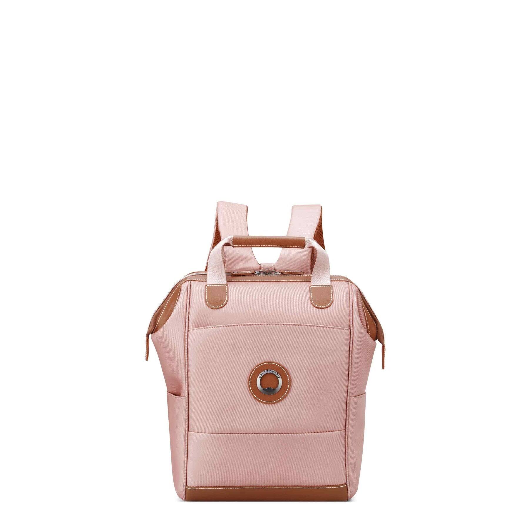 Front. Delsey - Delsey Chatelet Air 2.0 Tote Backpack - Light Pink.