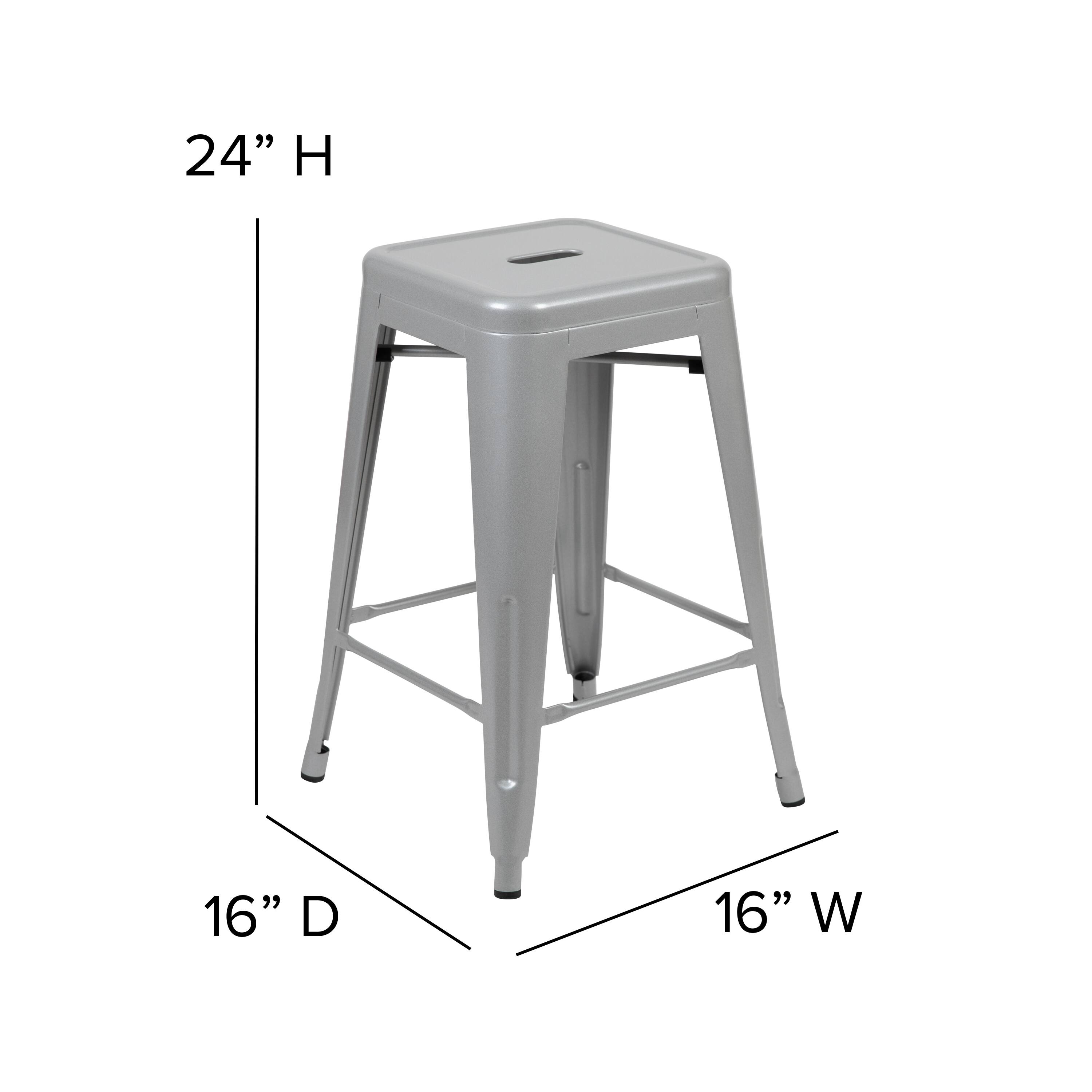 24" H  
16" D  
16" W