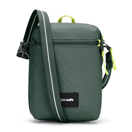 Front. Pacsafe - GO Festival Crossbody - Spruce Green.