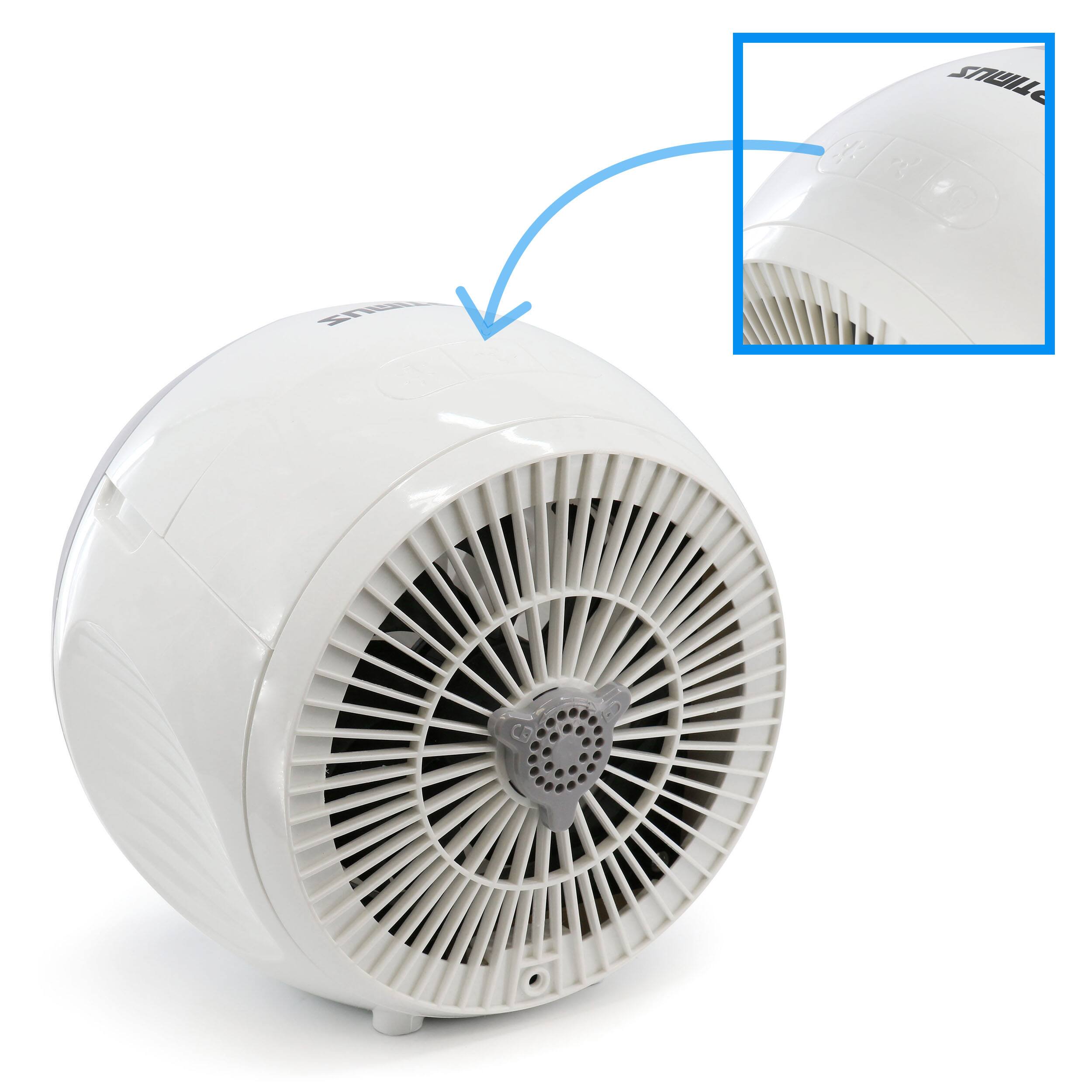 Alt View 2. Optimus - Optimus 7 Inch Mini USB Air Cooler - White.