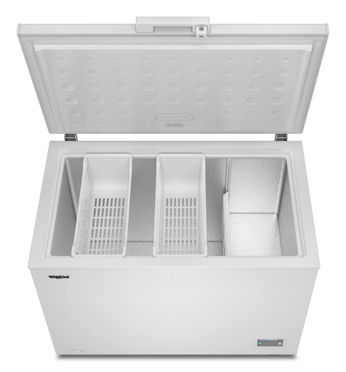 Alt View 1. Whirlpool - Whirlpool 11 cu. ft. Chest Freezer with 2 Storage Baskets - White.
