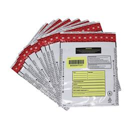 Tamper Evident 9" x 12" FRAUDSTOPPER Bank Deposit Bags 100 Pack Opaque