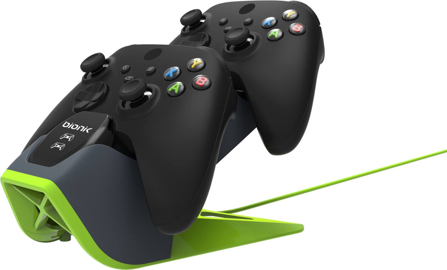 Alt View 4. Bionik - Xbox Series X/S Power Stand - Dual Battery And Charging System - Multicolor.