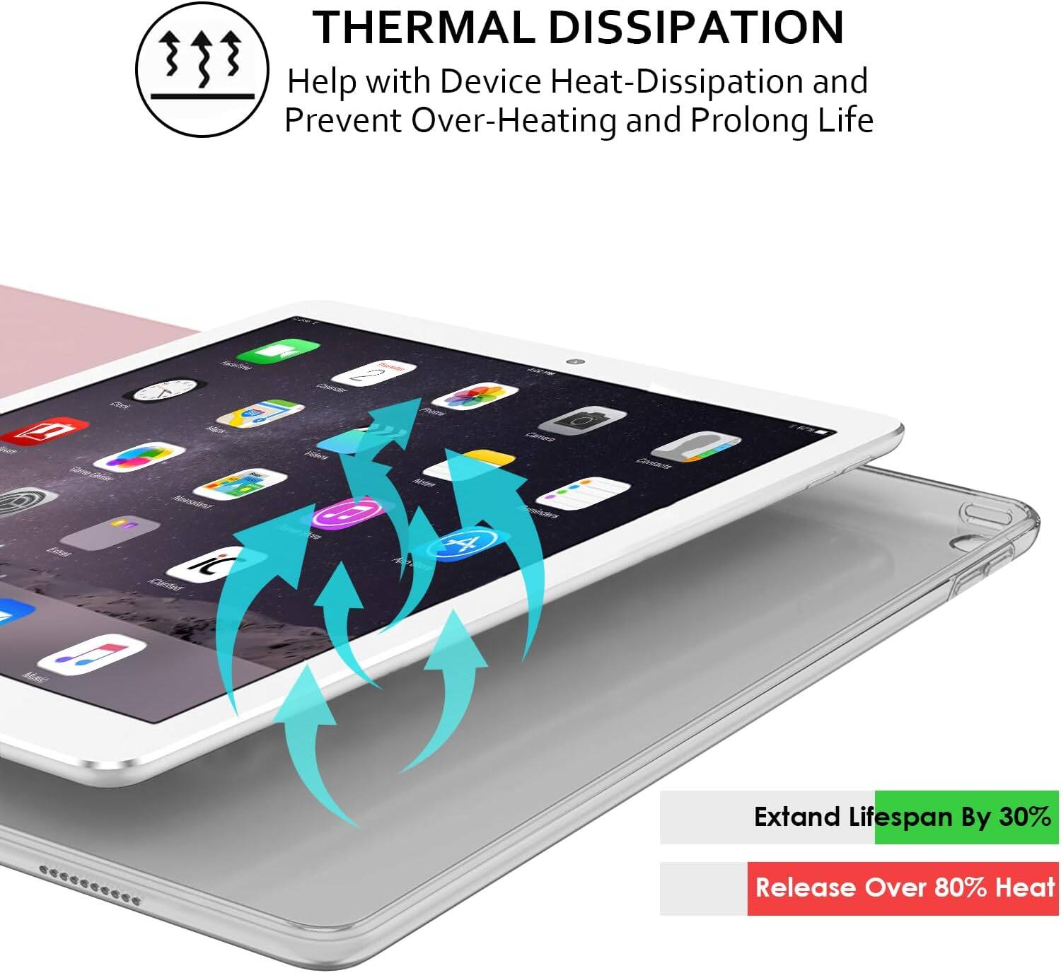 DuraSafe Cases iPad Pro 12.9 inch 1st Gen 2015 Trifold PC Smart Case ...