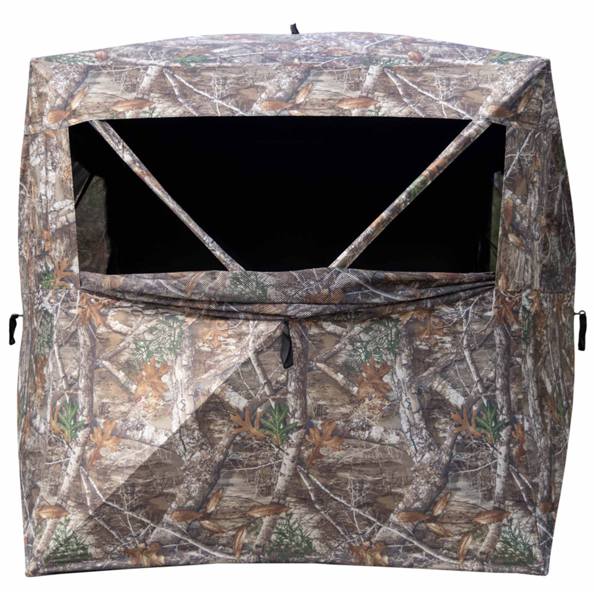 Front. Rhino - Rhino Blind RB140 3 Person - Realtree Camo.