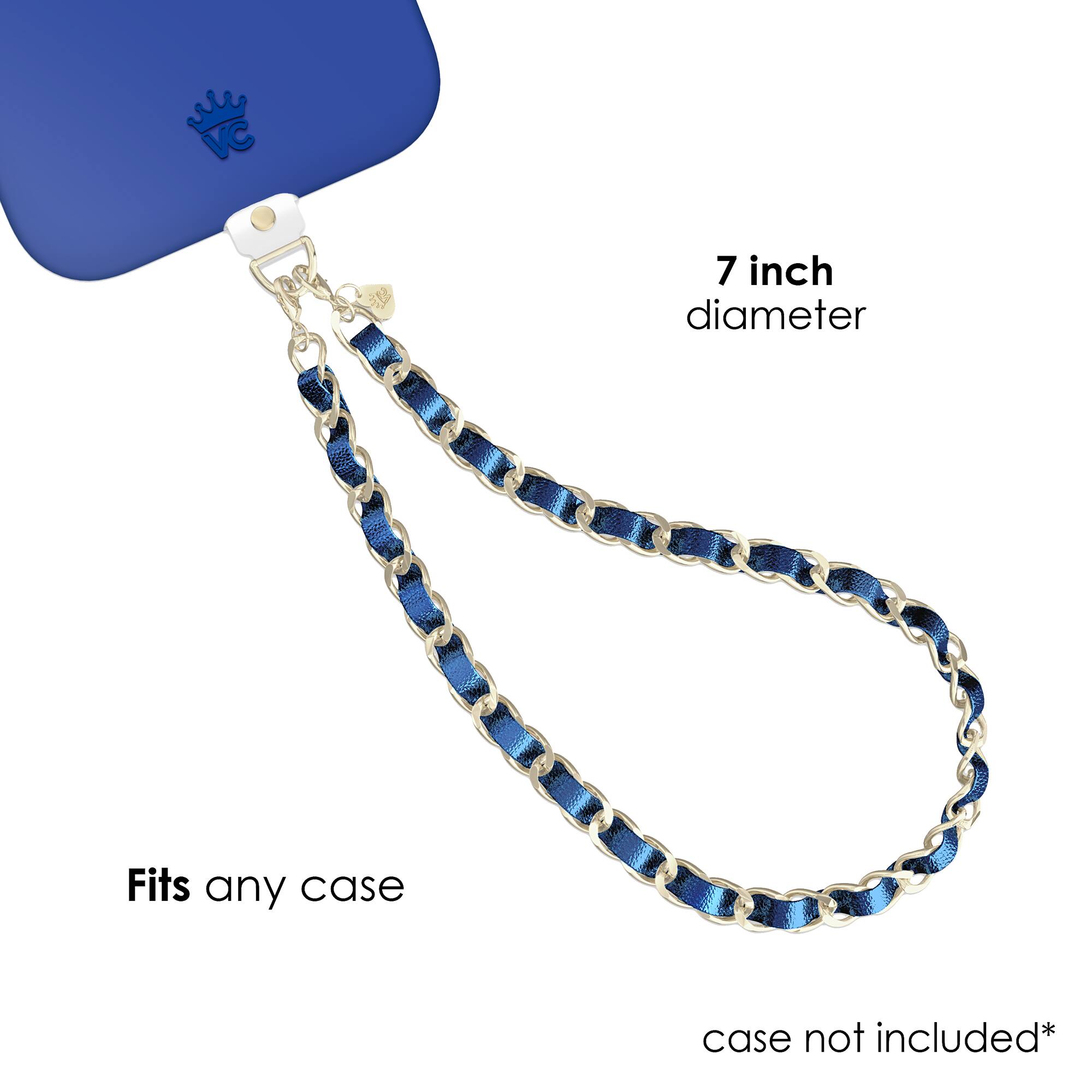 7 inch diameter  
Fits any case  
case not included*