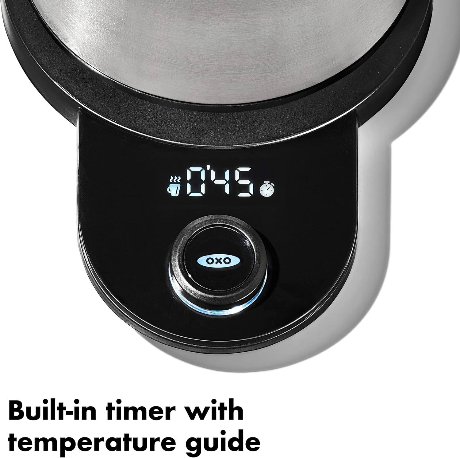 22 045 Built-in timer with temperature guide