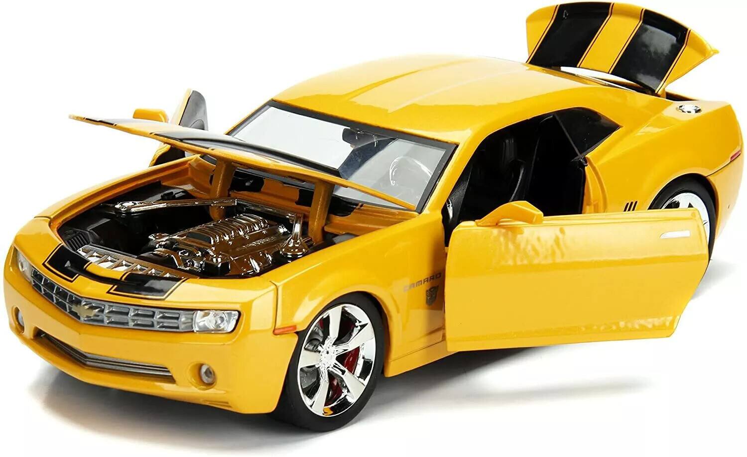 Alt View 2. Jada Toys - Jada Toys - 1:24 '06 Chevy Camaro - Transformers - Bumblebee with Coin  - COLLECTABLES - Multicolor.