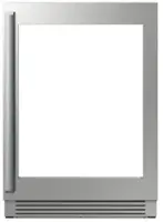 24" Undercounter Siver Panel Kit Compatible with Dacor Undercounter Wine and Refrigeration - Silver - Front_Zoom