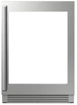Front. Dacor - 24" Undercounter Silver Panel Kit Compatible with Dacor Undercounter Wine and Refrigeration - Silver.