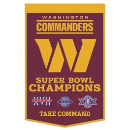 WinCraft - Washington Commanders 24" x 38" Championship Banner - Multicolor
