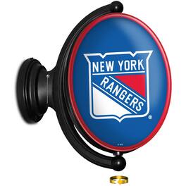 The Fan-Brand - New York Rangers 23'' x 21'' Illuminated Rotating Wall Sign - Multicolor