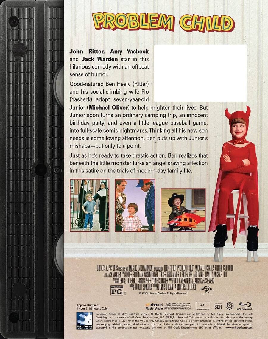 Problem Child Retro VHS Packaging BLU RAY Best Buy Problem Child Retro VHS Packaging BLU RAY Best Buy
