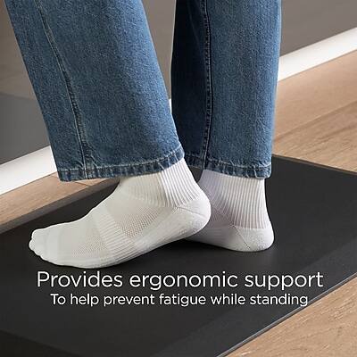 Provides ergonomic support  
To help prevent fatigue while standing
