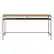 Front. OSP Home Furnishings - 60" Writing Desk - Gray/Brown.