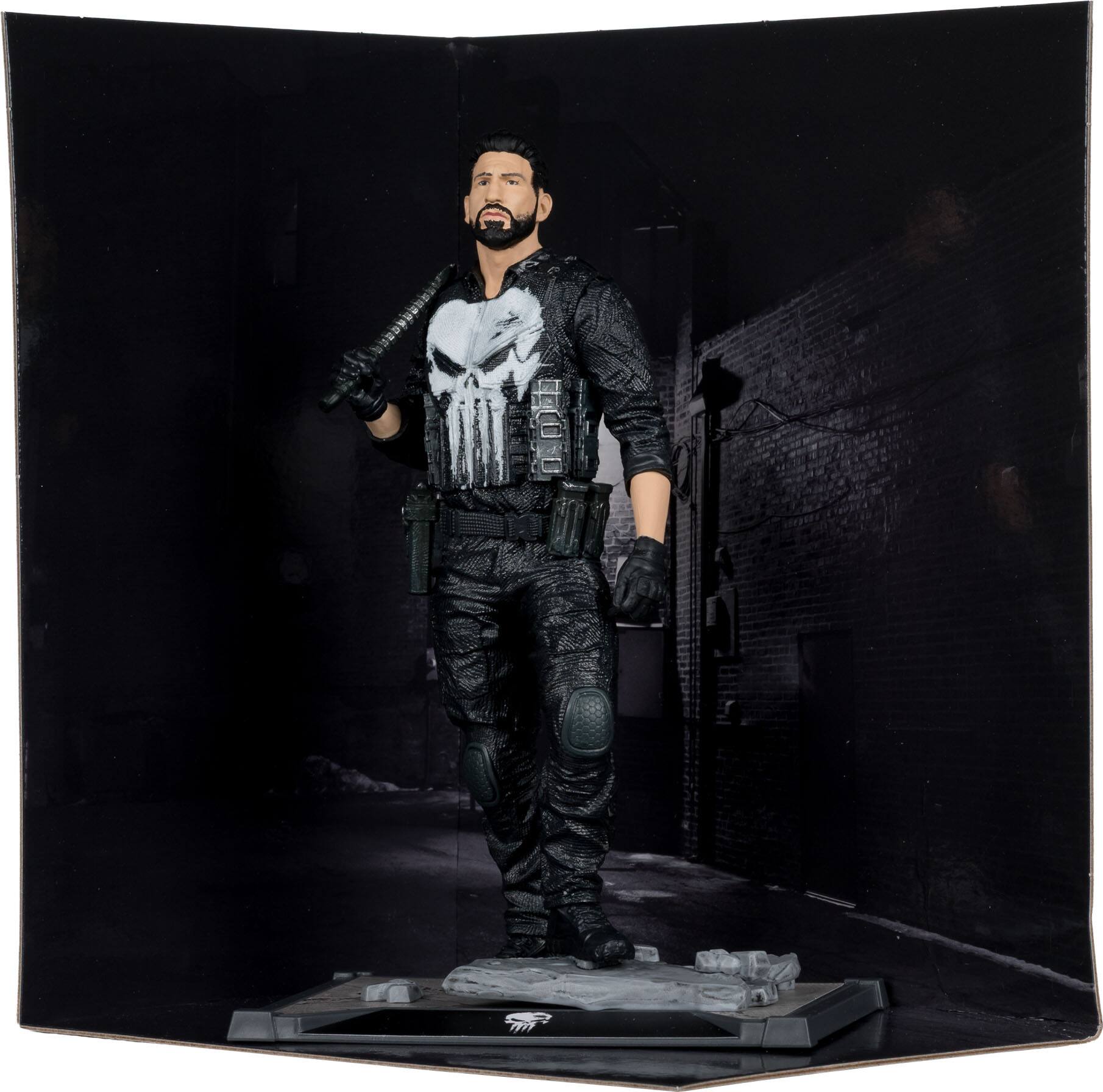 Angle. McFarlane Toys - Marvel Studios 6.4" The Punisher 1:10th Scale Collectible.