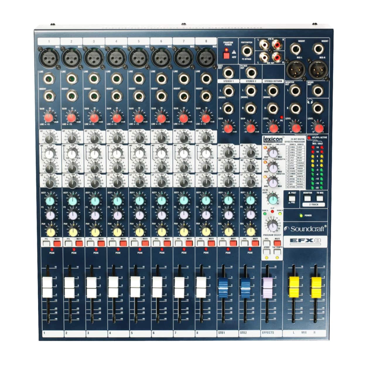 Soundcraft - EFX8 Low-Cost, High-Performance Lexicon Effects Mixer
