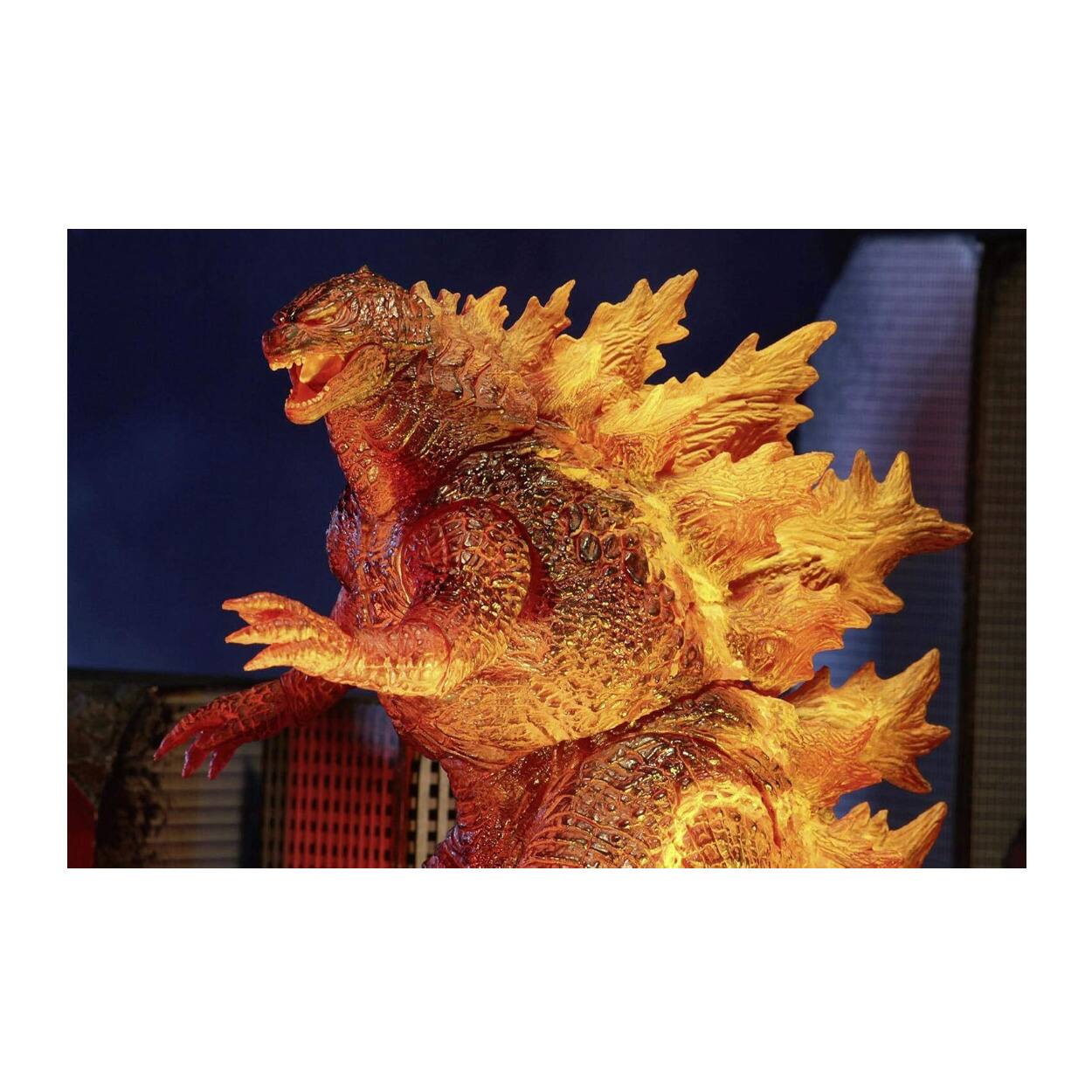 Back. NECA - NECA - Godzilla King of The Monsters (Burning) 12" Action Figure.