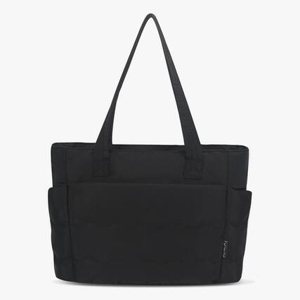 Front. Hynes Eagle - Everyday Zip Tote Handbag - Black.