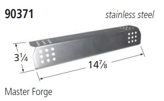 90371 stainless steel 3 1/4 14 7/8 Master Forge