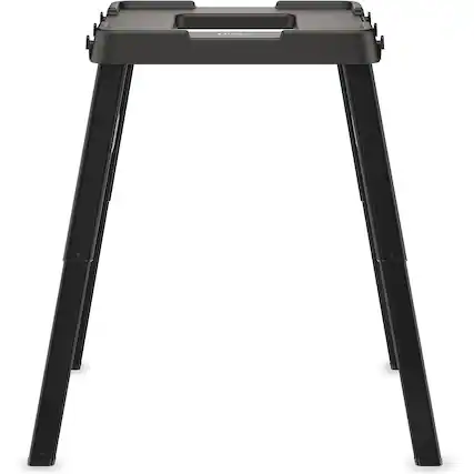Front. Ninja - Woodfire Adjustable Outdoor Stand XSKUNSTAND - Black.
