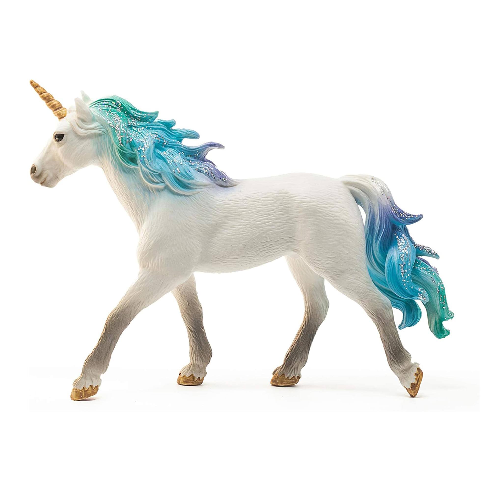 Alt View 10. Schleich - Schleich Sea Unicorn Stallion Figure | 5.9 x 3.2 x 7.1 Inches - Multi-Color.
