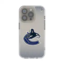 Keyscaper - NHL - Vancouver Canucks Linen Logo iPhone Clear Case - 14 - Multicolor