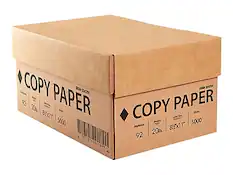 COPY PAPER
92
20%
8.5x11"
5000
COPY PAPER
92
20%
8.5x11"
5000